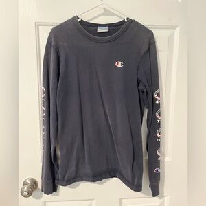 Champion longsleeve red white and blue flag shirt